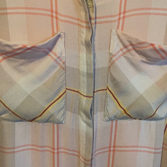 Express plaid button down shirt size M - Picture 3 of 10